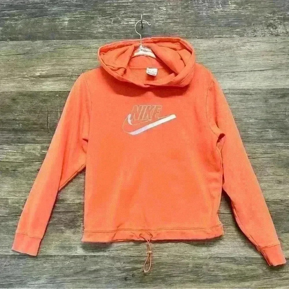 Nike Orange Women's Sweatshirt Size XS - Picture 1 of 3